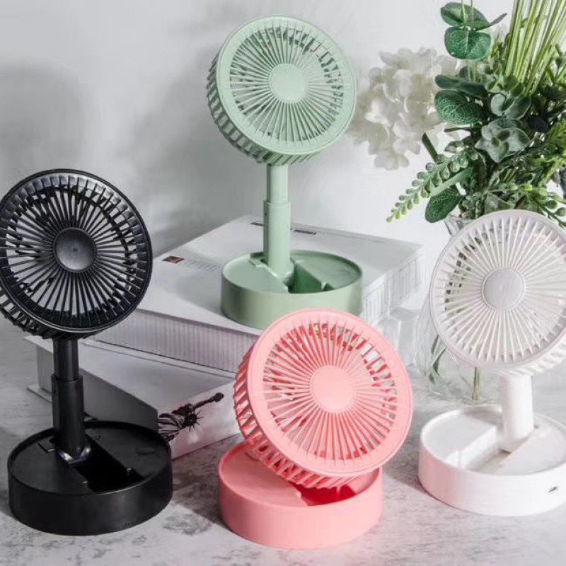 Quạt Mini Để Bàn Sạc Tích Điện Gấp Gọn Fan A9, Siêu Tiện Dụng 3 Cấp Độ , Siêu Mát Cho Mùa Hè 2021