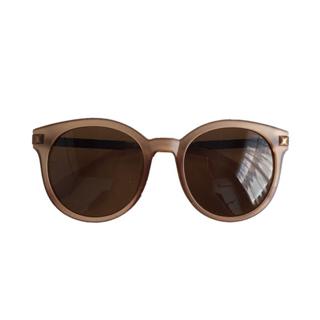 Kính râm Mắt tròn BROWN Thời trang Unisex