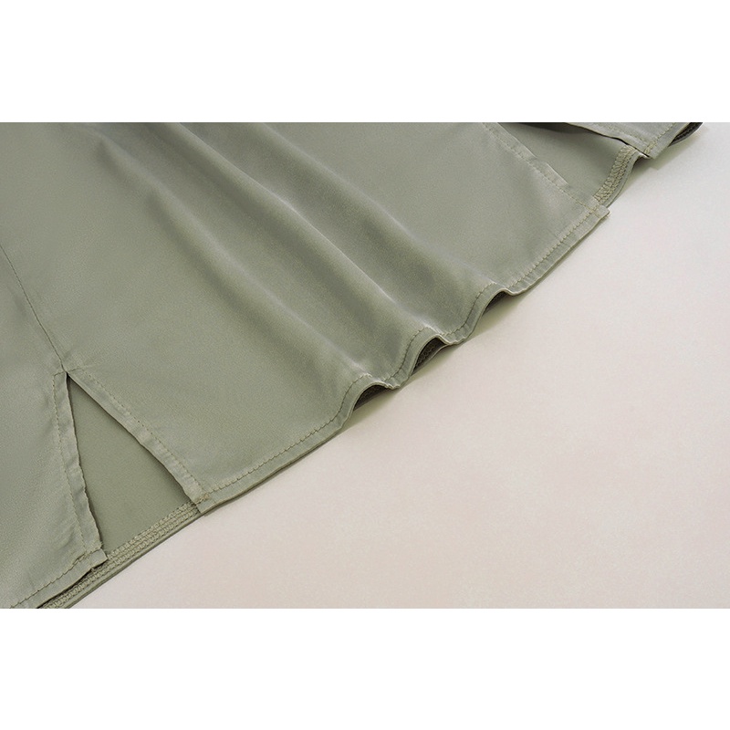 Đầm Ôm Xẻ Tà Phối Khóa Kéo Thời Trang Cho Nữ