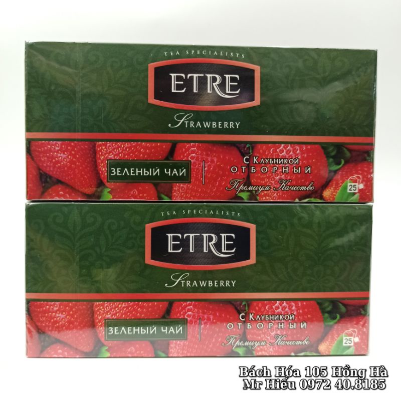 [T5/2023] Trà Nga Etre 25 gói đủ vị