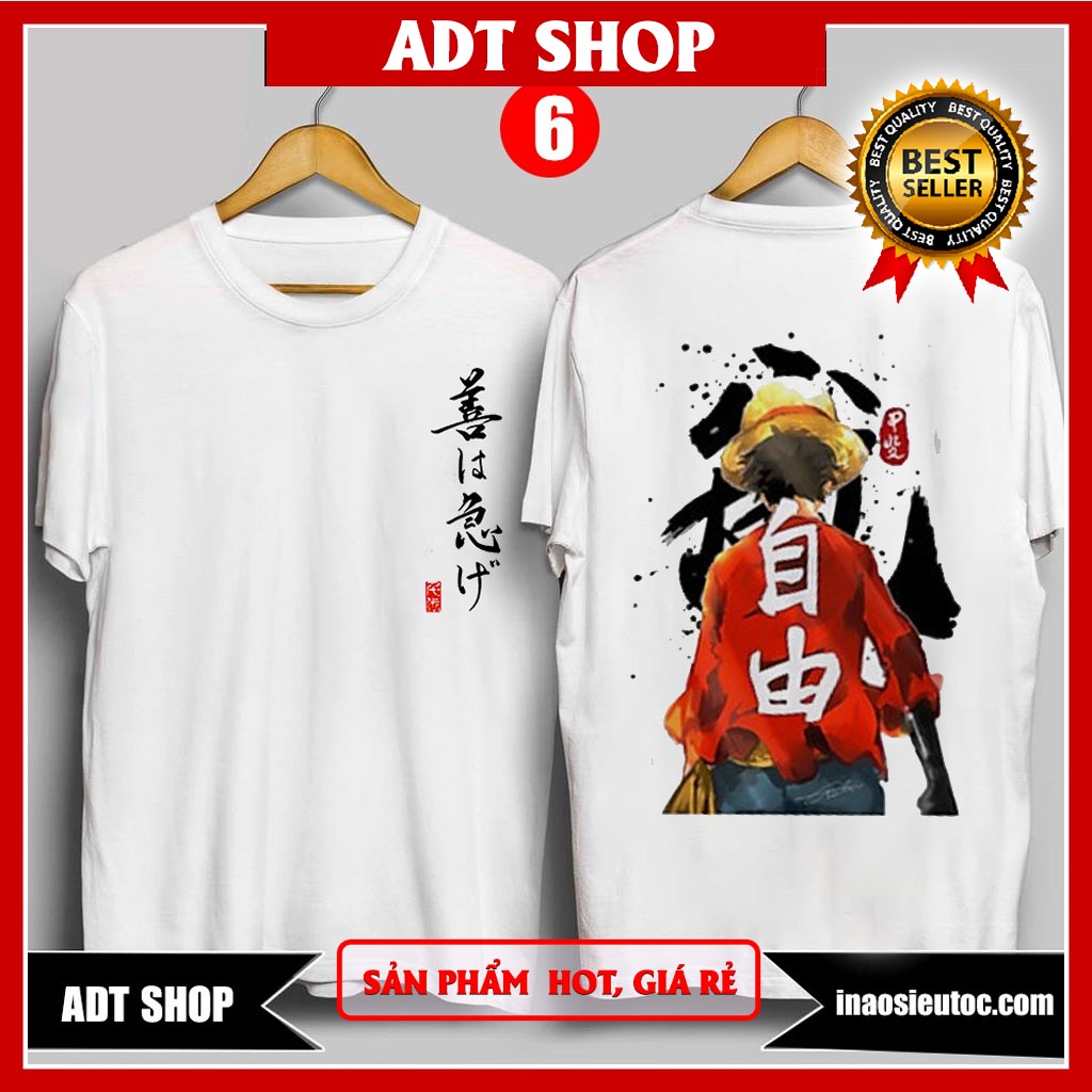 🔥HOT🔥BST áo phông One Piece Zoro Lù Ace in hình đẹp ⚡ Mẫu Áo in hình Luffy Gear 5 giá cực rẻ