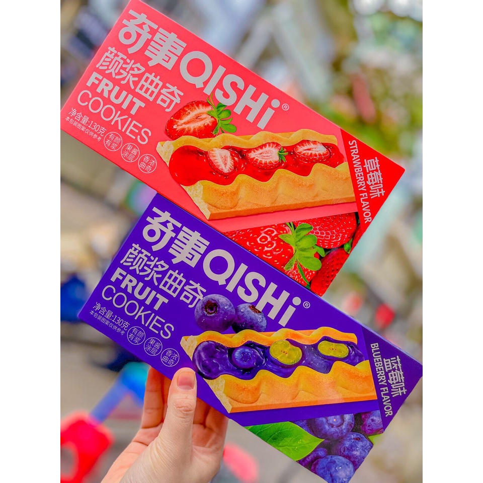 Bánh Mứt Trái Cây Fruit Cookies QISHI - Mèo Ăn Vặt