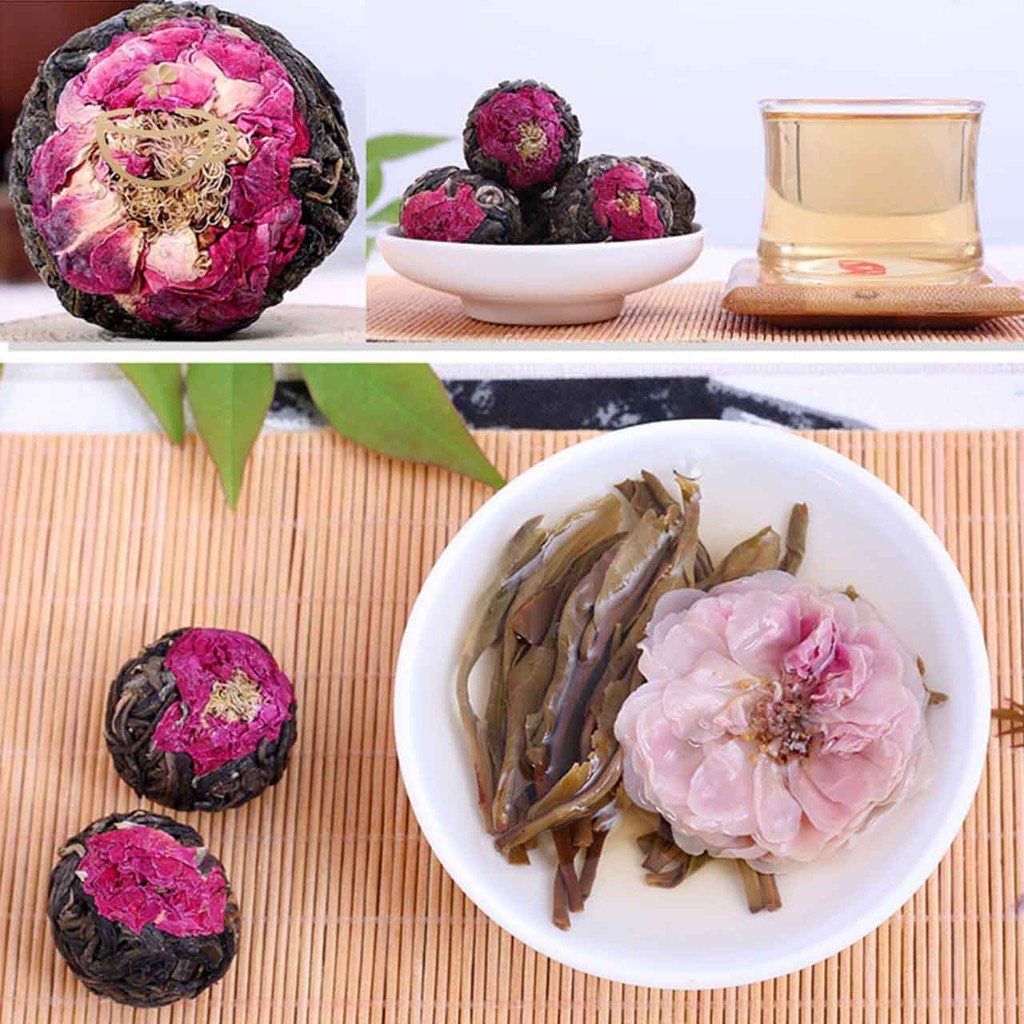 TRÀ HOA LONG CẦU PHỔ NHĨ VÂN NAM 1 viên - TRÀ THẢO MỘC DAYSTEA