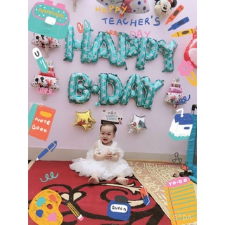 Set 9 Hình Bóng Chúc Mừng Sinh Nhật Cho Bé