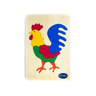 Đồ chơi gỗ Winwintoys 61242 Tranh ghép thú (10 loài thú)