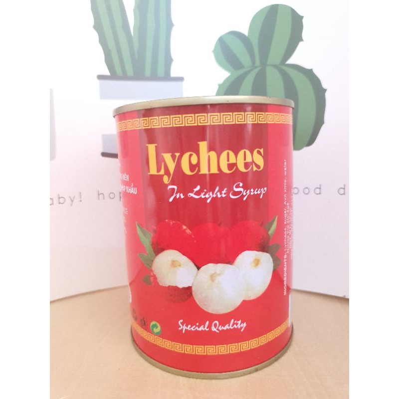 Vải đóng hộp lychees ⚡ LOẠI NGON ⚡ vải đóng hộp dùng làm nguyên liệu cho món chè, trà vải