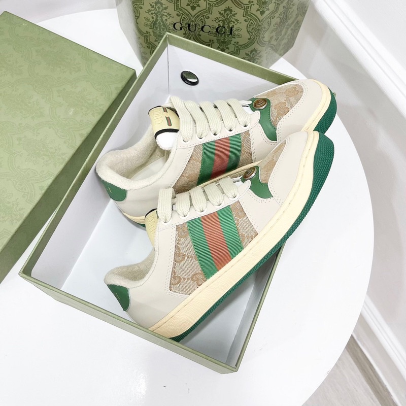 Giày thể thao gucci xanh lá