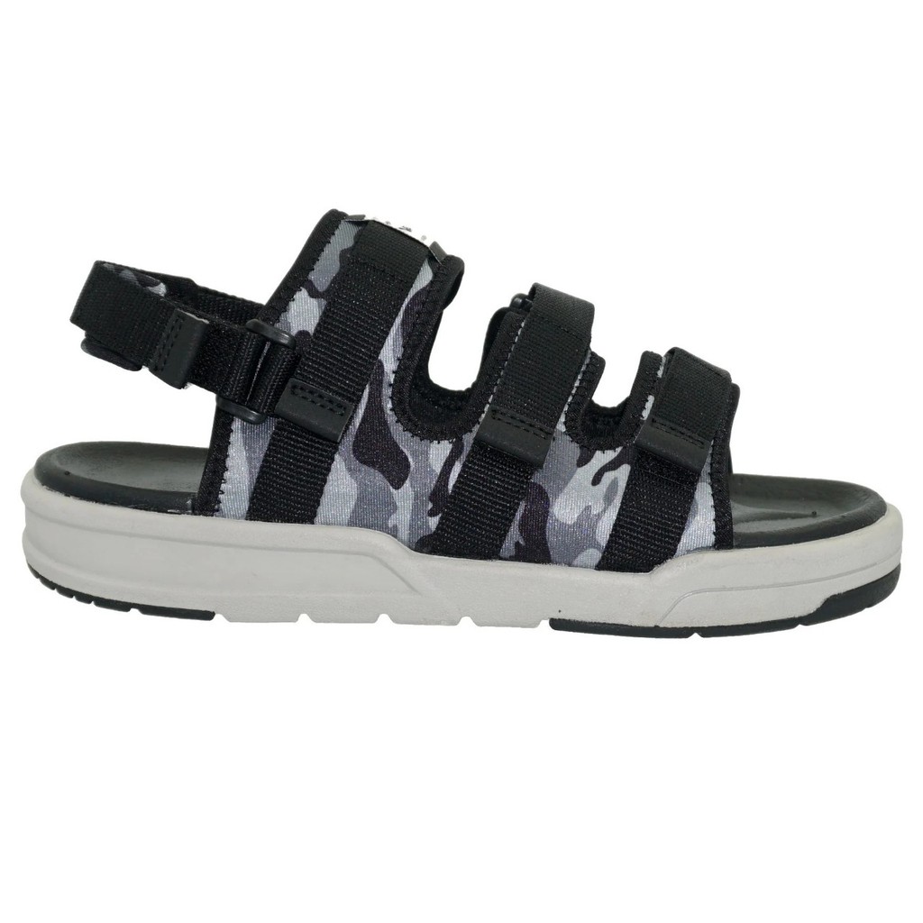 Giày Sandal 2 Quai Ngang Vento 1001 đen xám camo