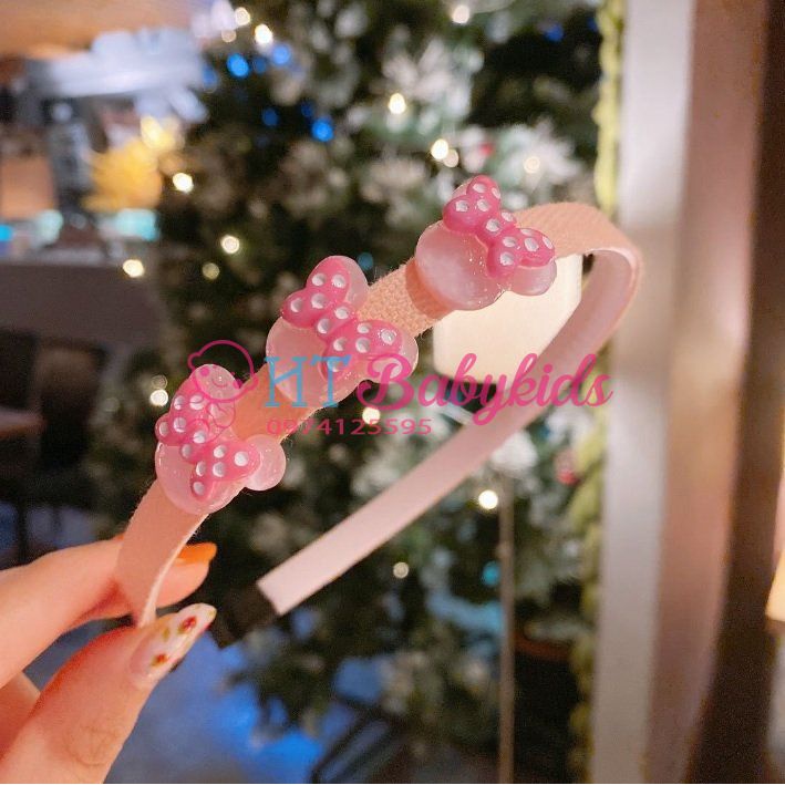 [FLASH SALE] Băng Đô Bờm Cài Tóc 3D Phong Cách Hàn Quốc Tiểu Thư Cho Bé Gái
