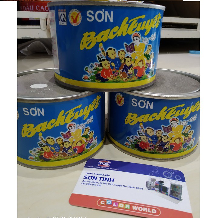 Sơn Bạch Tuyết chống rỉ đỏ 400g