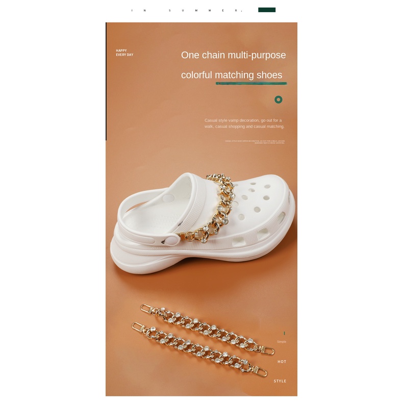 1 pcs Phụ Kiện Trang Trí Giày DIY Croc Đính Đá Nhân Tạo Đẹp Mắt Cho Nữ