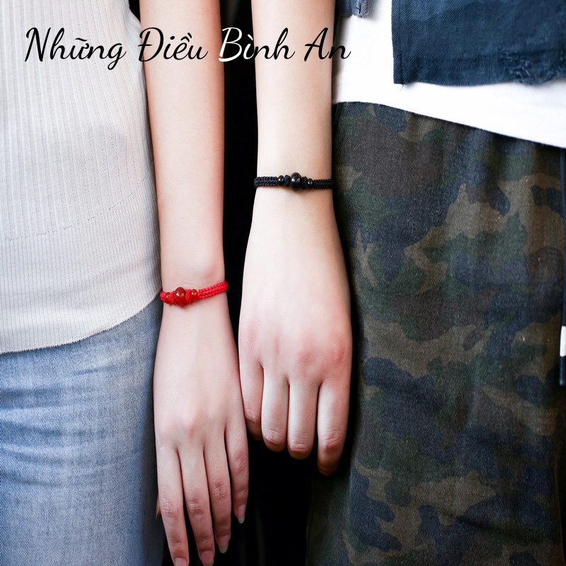 Vòng tay mã não tự nhiên phong thủy mang lại bình an, may mắn 💕FREESHIP 50k💕 - Những Điều Bình An