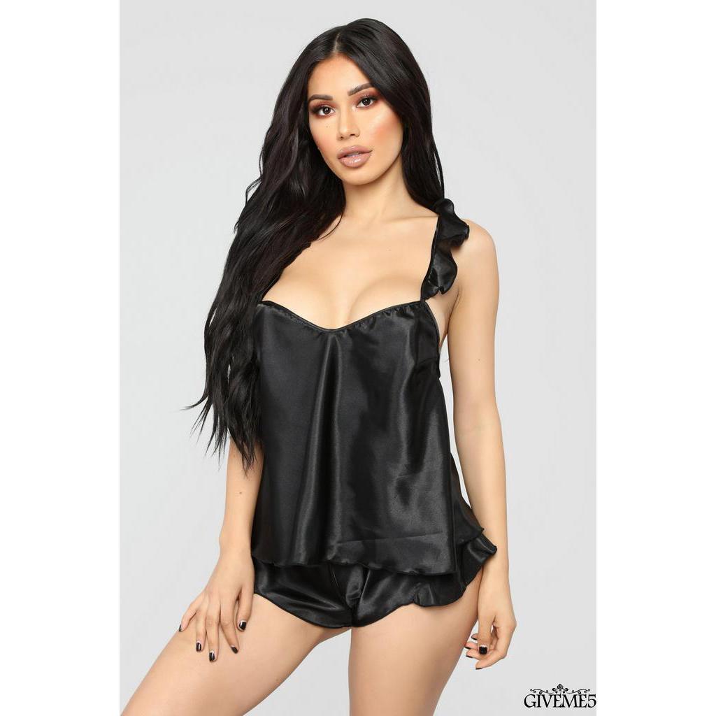 Bộ đồ ngủ áo không tay + quần short dành cho nữ