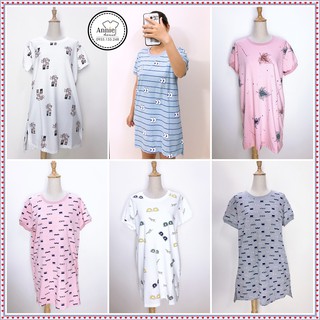 Đầm ngủ thun phom suông mặc ở nhà Thái Lan Freesize DN010 - DN014 | Shopee Việt nam