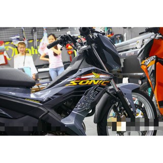 TEM RỜI SONIC 150 XI MĂNG - DECAL RUBY
