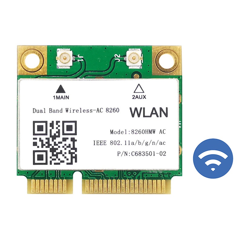1200Mbps Network Card Mini Pci-E Card Wifi Card for Laptop/Computers