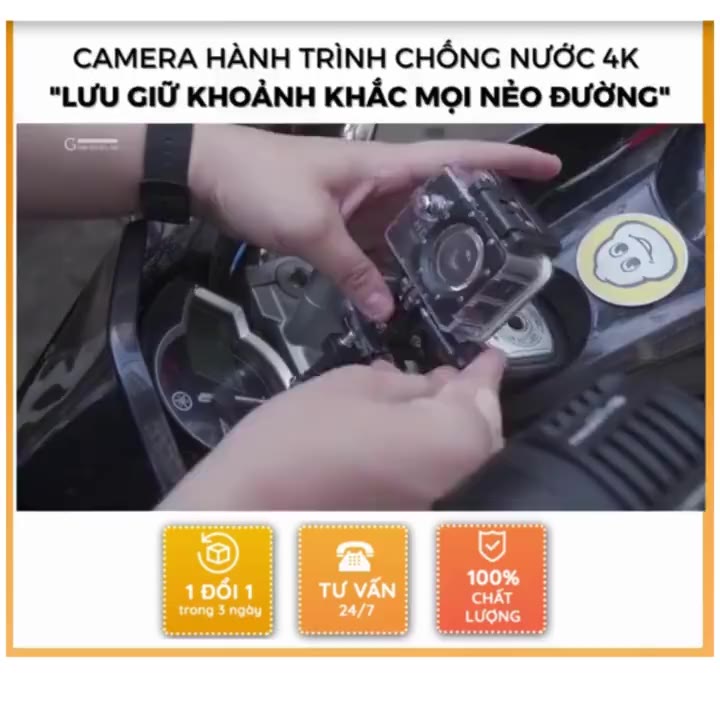 [COD] Camera hành trình chống nước chống rung 4K SPORT Ultra HD DV, kết nối wifi - CAMERA HÀNH TRÌNH XE MÁY WIFI | BigBuy360 - bigbuy360.vn