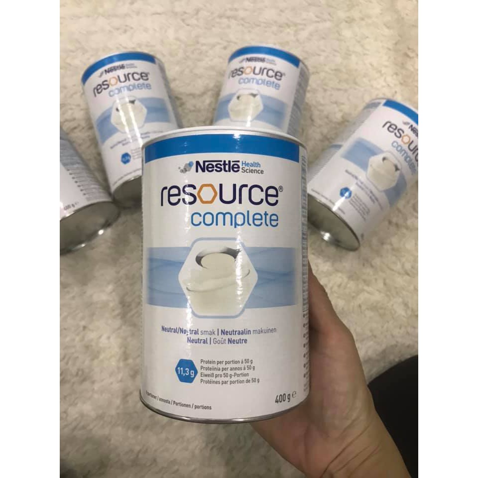 Sữa bột RESOURCE COMPLETE NESTLE NAUY 400g dành cho người gầy yếu