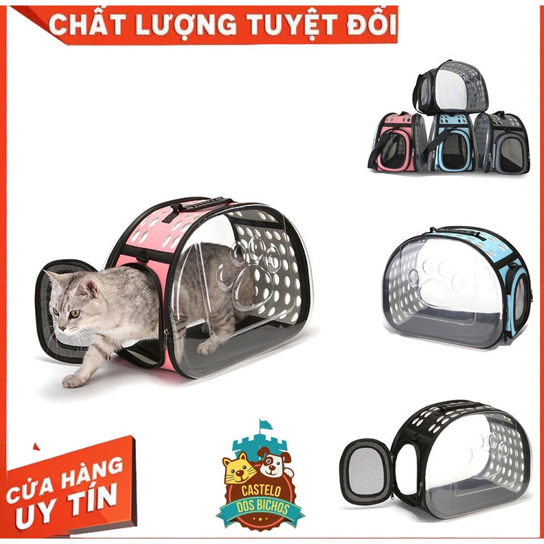 Túi Vận Chuyển Chó Mèo Trong Suốt -Túi Đựng Thú Cưng