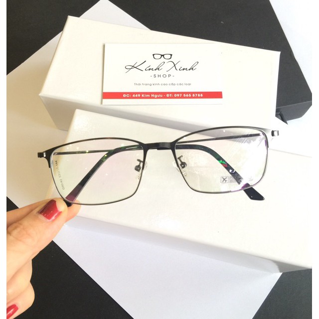 Kính gọng Kim loại tăm mảnh, siêu nhẹ 9042