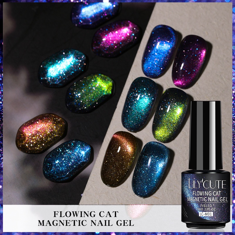 UR SUGAR Lọ gel sơn móng tay UV từ tính phong cách mắt mèo thời trang 7ml