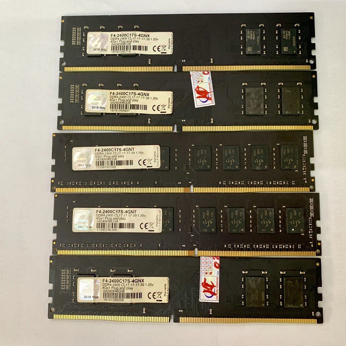 Ram GSKill DDR4 8GB/4GB bus 2400-2133MHz