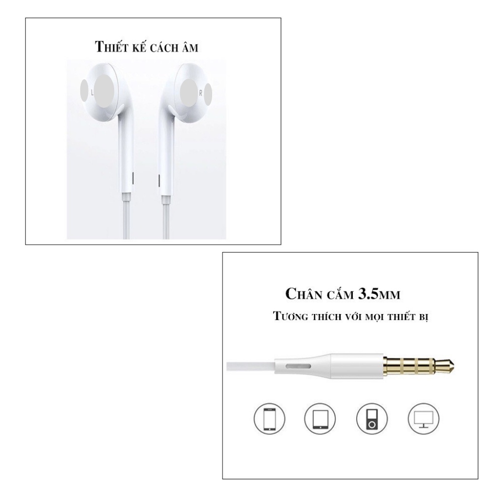 Tai nghe có dây Earldom E18 giắc 3.5mm