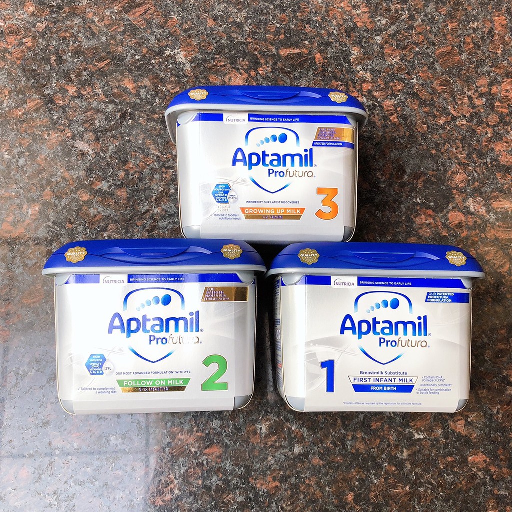 [Chính hãng] Sữa Aptamil Profutura bạc mẫu mới của Anh đủ số 1 - 2 - 3 lon 800g hsd 2022