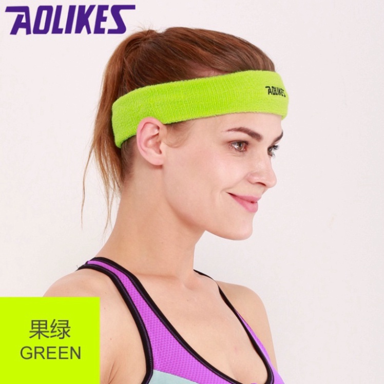 Băng Đô, Băng Trán Thể Thao Tập Gym Thể Hình Chạy Bộ Tennis Thấm Mồ Hôi Headband Aolikes AL 2108