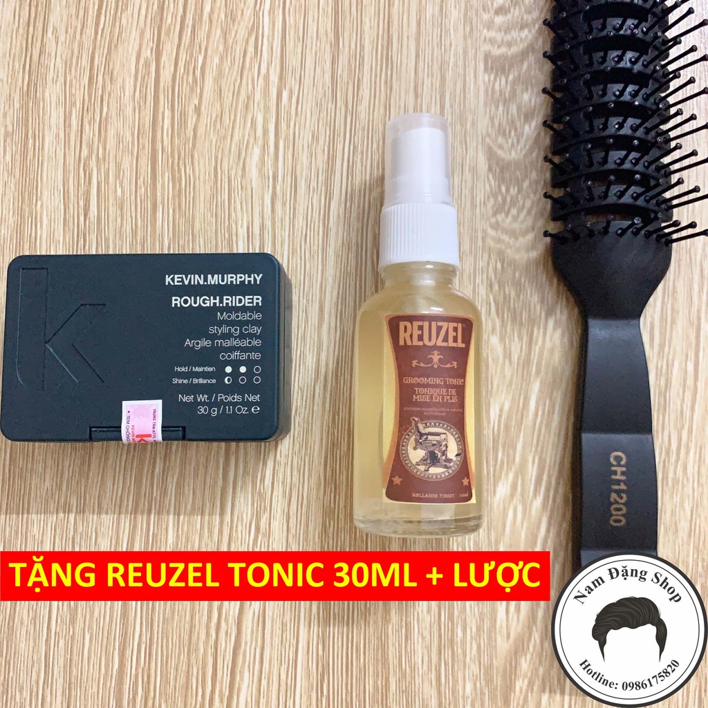 Sáp Vuốt Tóc Kevin Murphy Rough Rider + Tặng xịt dưỡng tóc tạo phồng Reuzel Grooming Tonic 30ml + Tặng Lược Chaoba