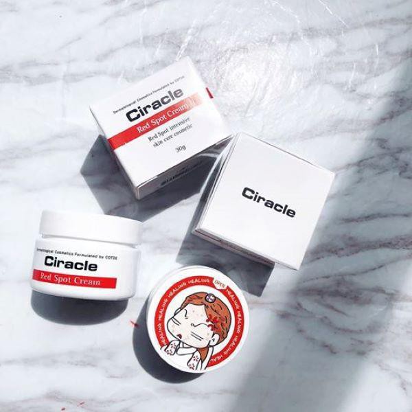 Ciracle Red Spot Cream [Sạch mụn 100%-Hàng Auth]  Kem Ciracle giảm mụn, xóa mờ vết thâm, trắng da hiệu quả