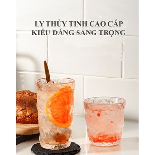 Ly Thủy Tinh Kiểu Dáng Sang Trọng Dạng Vân