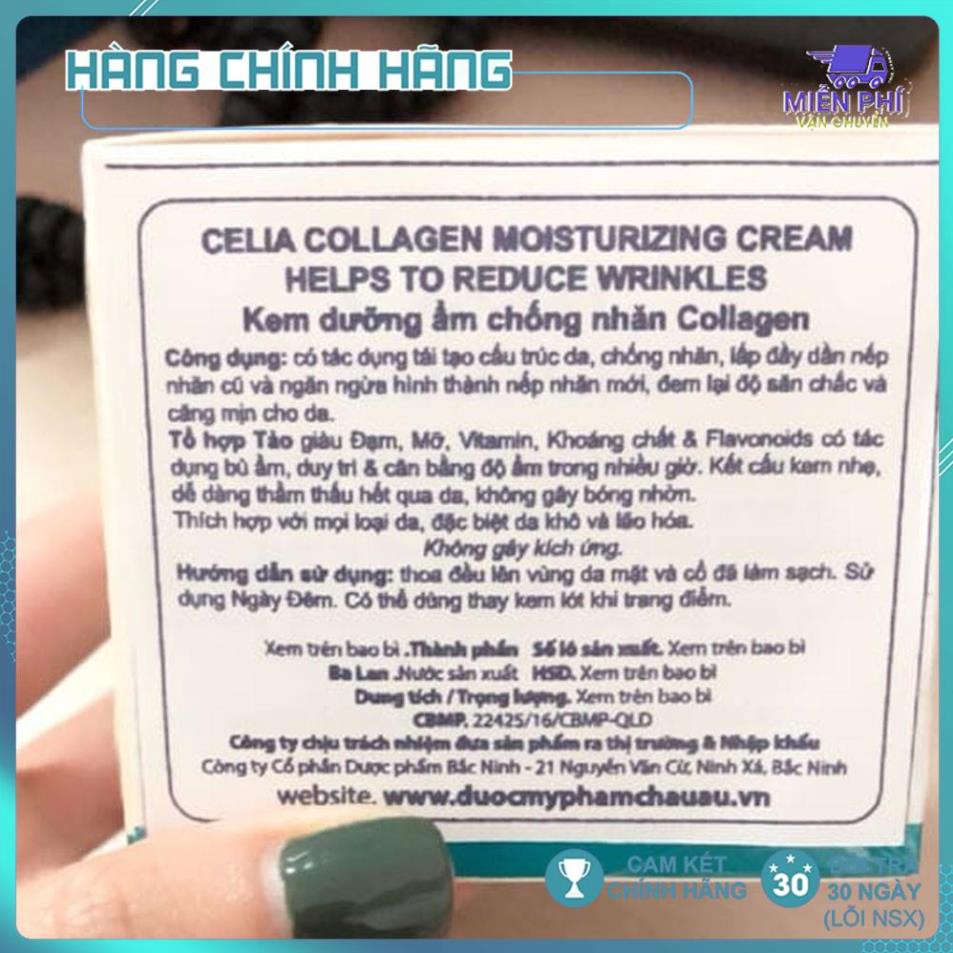 KEM DƯỠNG ẨM CHỐNG NHĂN COLLAGEN CELIA COLLAGEN MOISTURIZING CREAM- 50ML