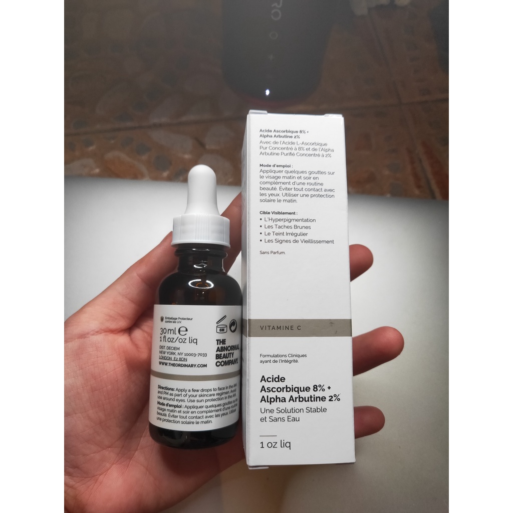 The Ordinary (Hàng Mới Về) Dung Dịch Axit 8% + Alpha Arbutin 2% The Ordinary 30ml