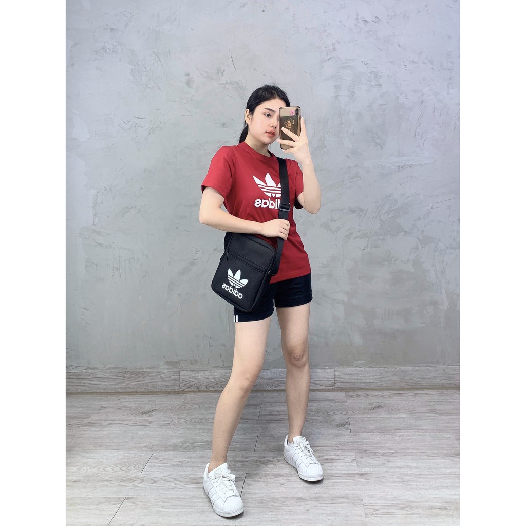 (HÀNG XUẤT XỊN) Túi đeo chéo IPAD B111 ADICOLOR CROSSOVER Made in Thailand full tem tag Kích thước: 26cm x 20.5cm x 6cm