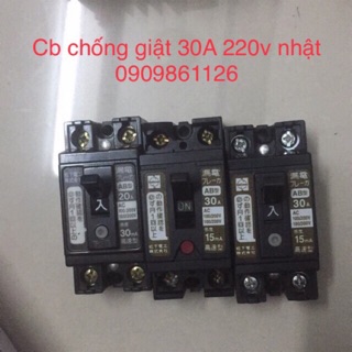 Cb chống giật 15a , 20a , 30a nhật