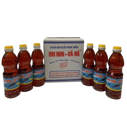 Nước mắm Hai Non Cà Ná 30 độ đạm - (chai nhựa, thùng  6 chai 500ml/ chai )-LOẠI ĐẶC BIỆT