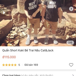 Quần Short Kaki Bé Trai Cat&Jack