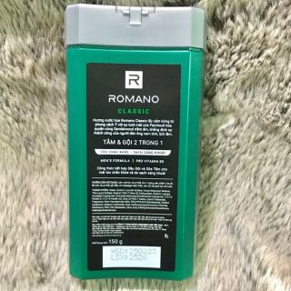 ( 150g ) TẮM GỘI ROMANO 2IN1