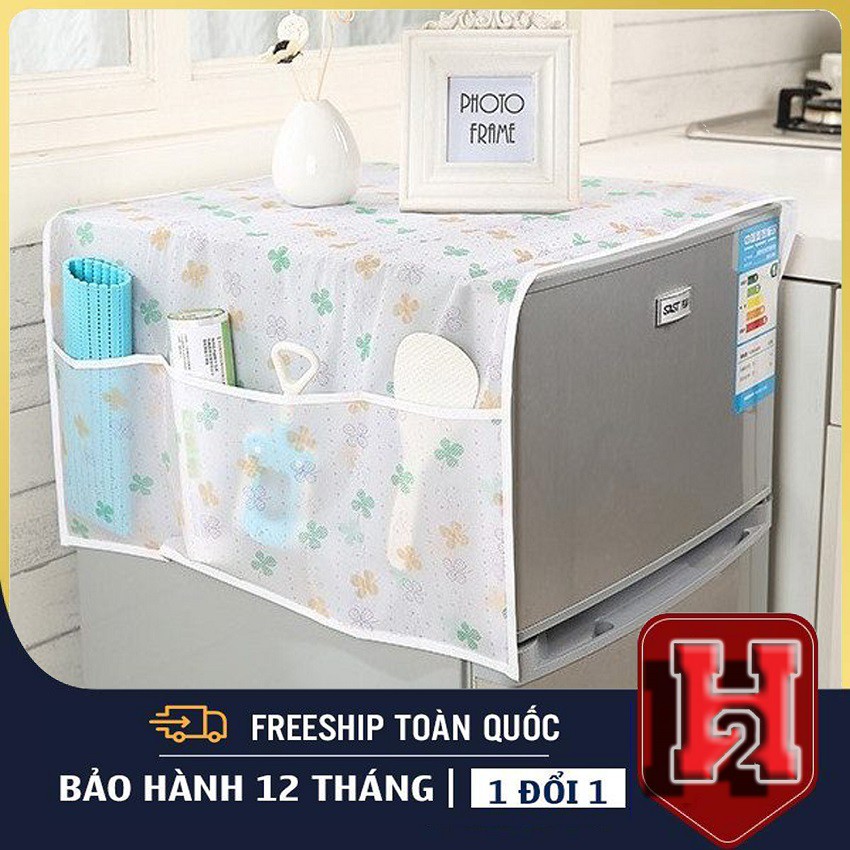 ❤️FREE SHIP❤️Bạt Phủ Tủ Lạnh Kèm Túi 2 Bên Tiện Dụng, Bảo Vệ Tủ Lạnh Khỏi Tác Động Môi Trường