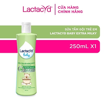 Sữa Tắm Gội Lactacyd BB/Milky 250ml/500ml dành cho trẻ