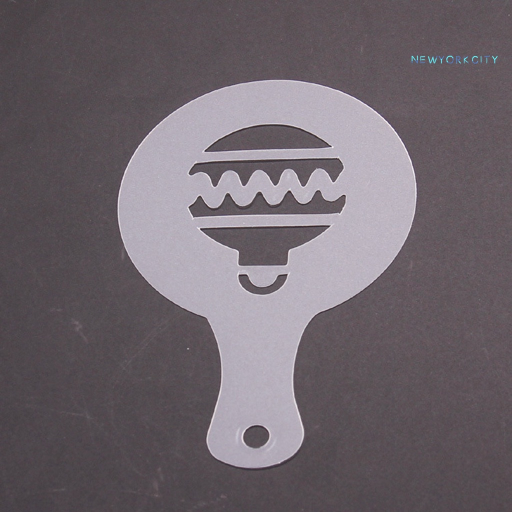 Set 8 Khuôn Tạo Hình Trang Trí Cà Phê Phong Cách Giáng Sinh