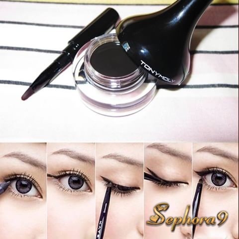 Gel kẻ mắt siêu hot hit Tonymoly Backstage Gel Eyeliner dễ kẻ