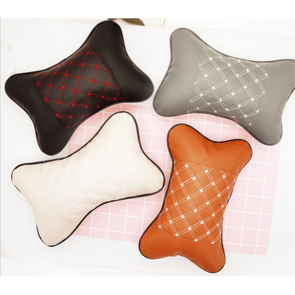 Gối tựa đầu gắn ghế ngồi xe oto chất liệu cotton thoải mái