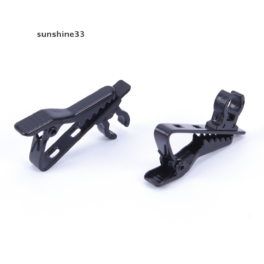 Bộ 2 Kẹp Micro Màu Đen Cho Cổ Áo