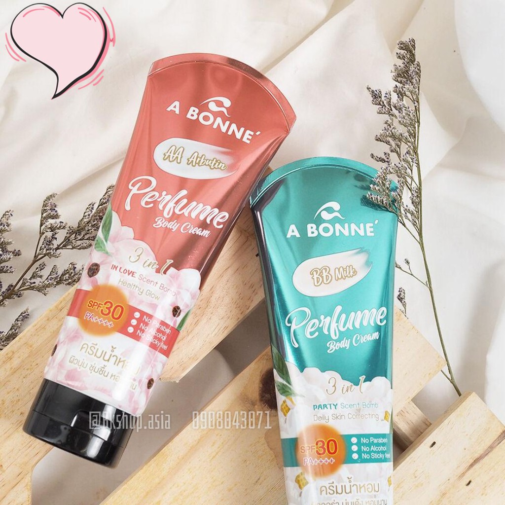 [ Auth Thái ] Kem Dưỡng Thể A bonne Perfume Body Cream SPF30 [200ML]