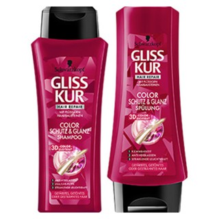 Bộ dầu gội và xả cho tóc nhuộm Schwarzkoft Gliss Kur
