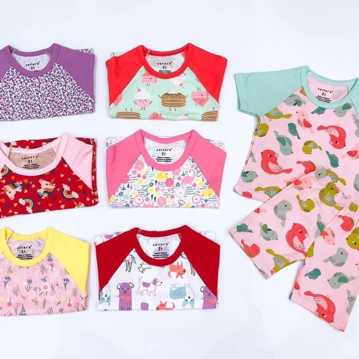Đồ Bộ Giáp Lăng Thun Cotton Bé Gái Từ 6 Tháng - 4 Tuổi