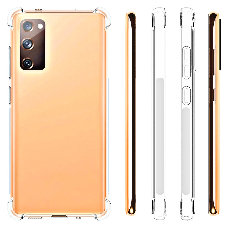 Ốp lưng Samsung S20 FE / S21 FE / S9 Plus/ S22 Ultra dẻo trong suốt lồi 4 góc chống sốc ôm khít máy lâu ố vàng siêu bền