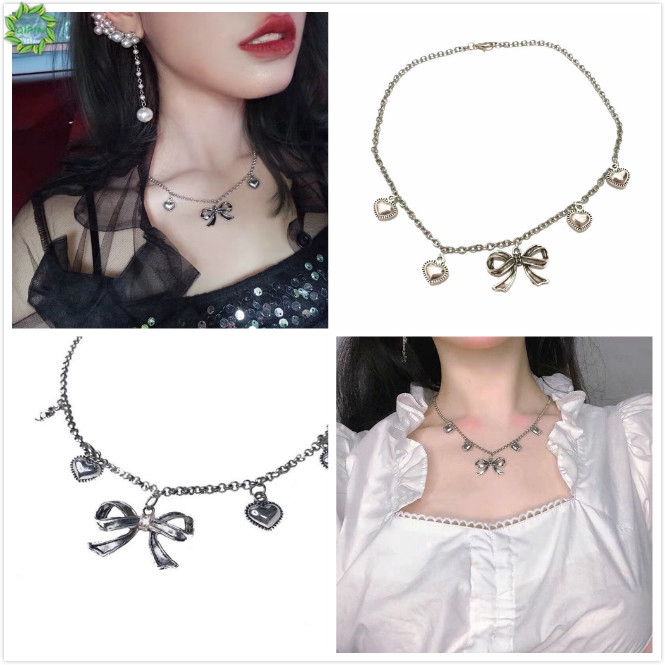 Vòng Cổ Choker Mặt Hình Trái Tim Thời Trang Nữ Tính